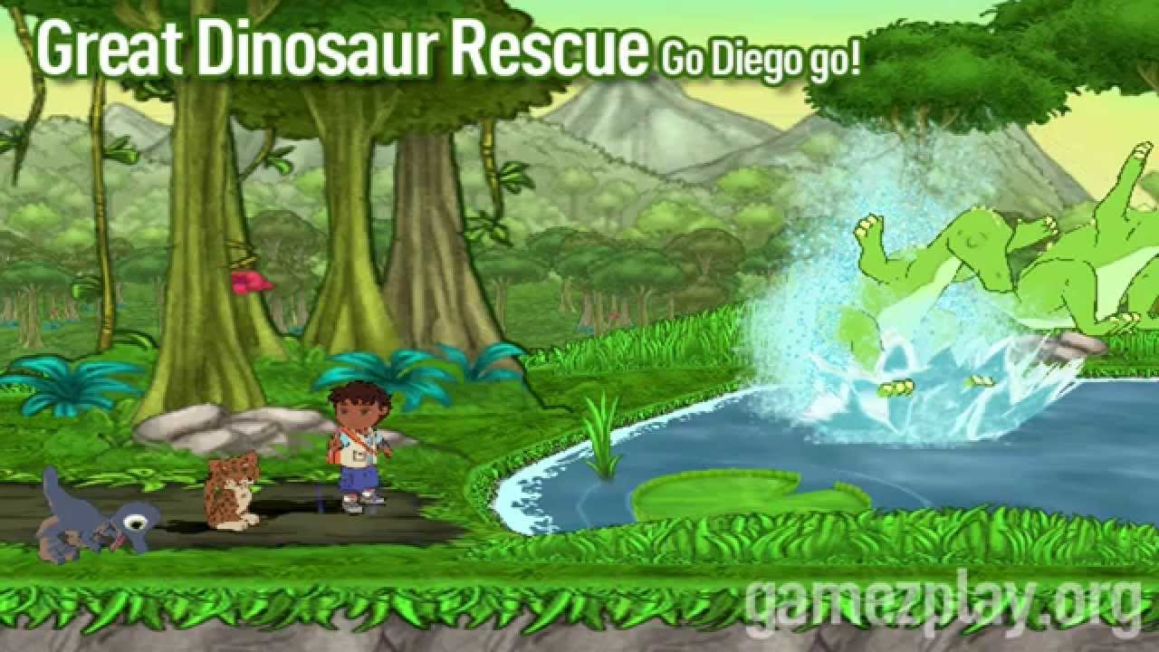 go diego go dinosaur game